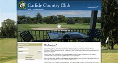 Desktop Screenshot of carlislecountryclub.org